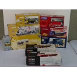 Eight boxed Corgi Classic diecast models to include 3 x Building Britain, 2 x Guy Invincible,