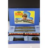 Boxed Hornby Dublo EDP12 Passenger Train Set appearing complete with Duchess of Montrose locomotive,