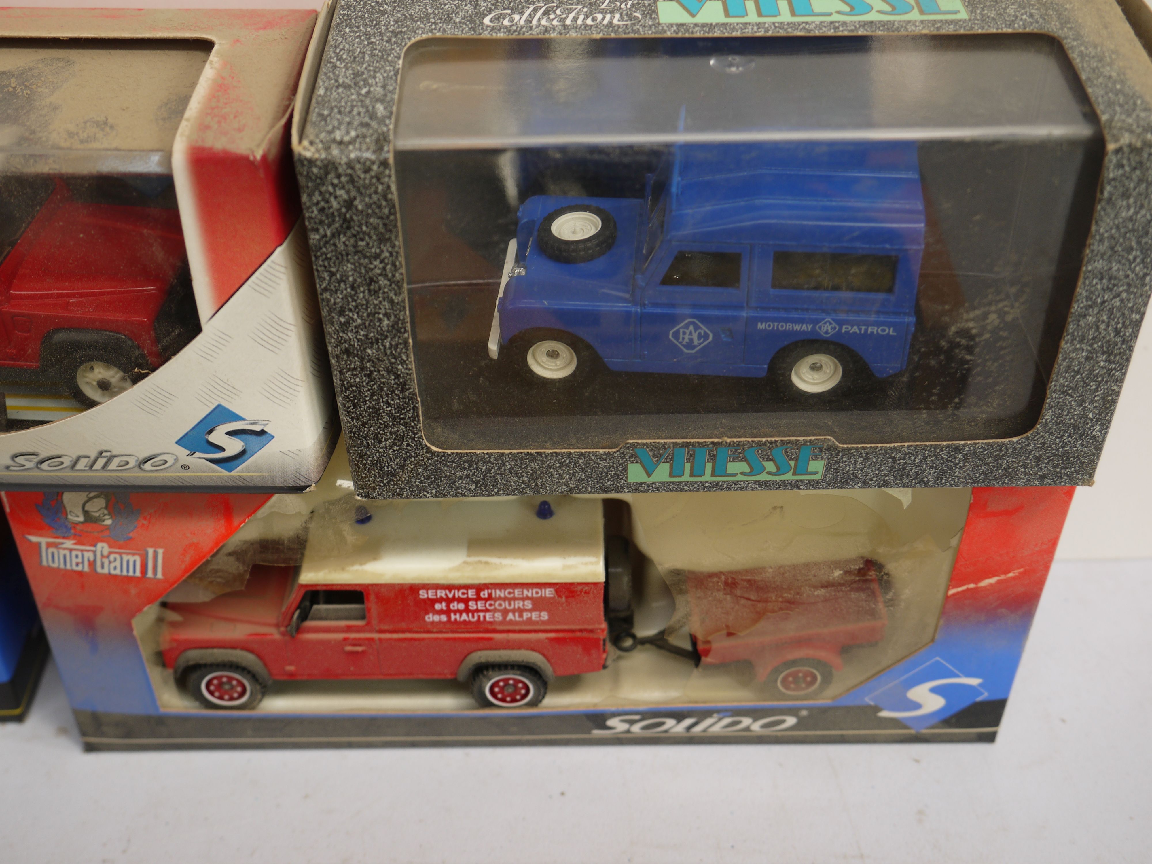 A collection of boxed Solido and Vitesse diecast Land Rovers to include Land Rover series 1, Land - Image 4 of 6