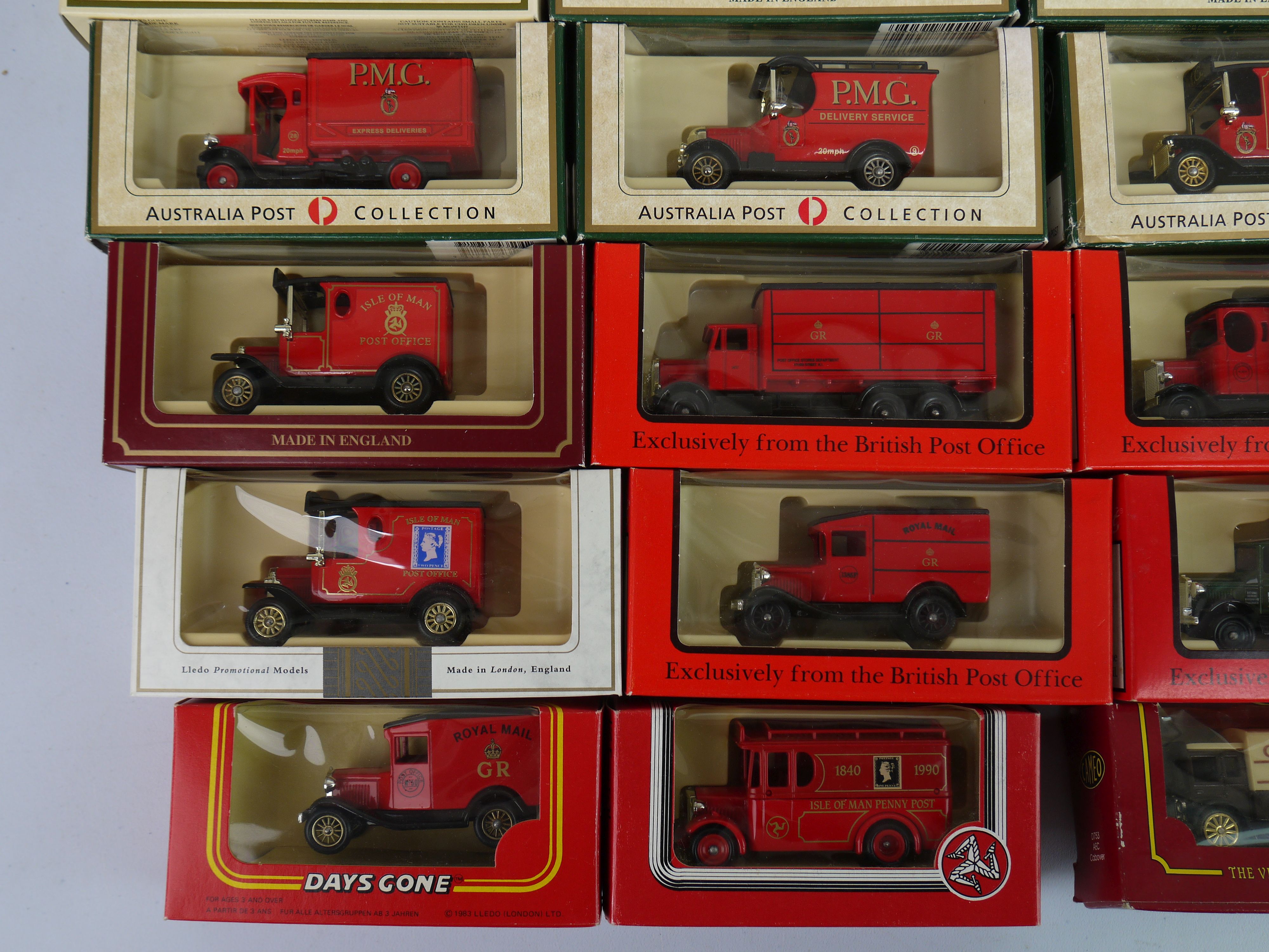 Group of 40+ boxed diecast models, all postal service related, to include Lledo, Corgi etc - Image 2 of 10