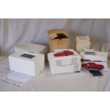 Three boxed Franklin Mint 1:24 model to include Mercedes-Benz 300 SL, 1901 Jaguar E-Type Coupe and