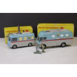 Two boxed Dinky Supertoys diecast models to include 988 ABC TV Transmitter Van with repaired