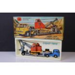 Boxed Corgi Major No 27 Gift Set Machinery Carrier with Bedford Tractor Unit and Priestman Cub