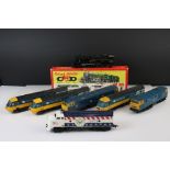 Six Hornby OO gauge InterCity 125 locomotives plus a American 1776 (Hong Kong) and a boxed Triang