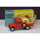 Boxed Corgi 417 Land Rover Breakdown Truck diecast model, some paint chips but gd overall, dusty box