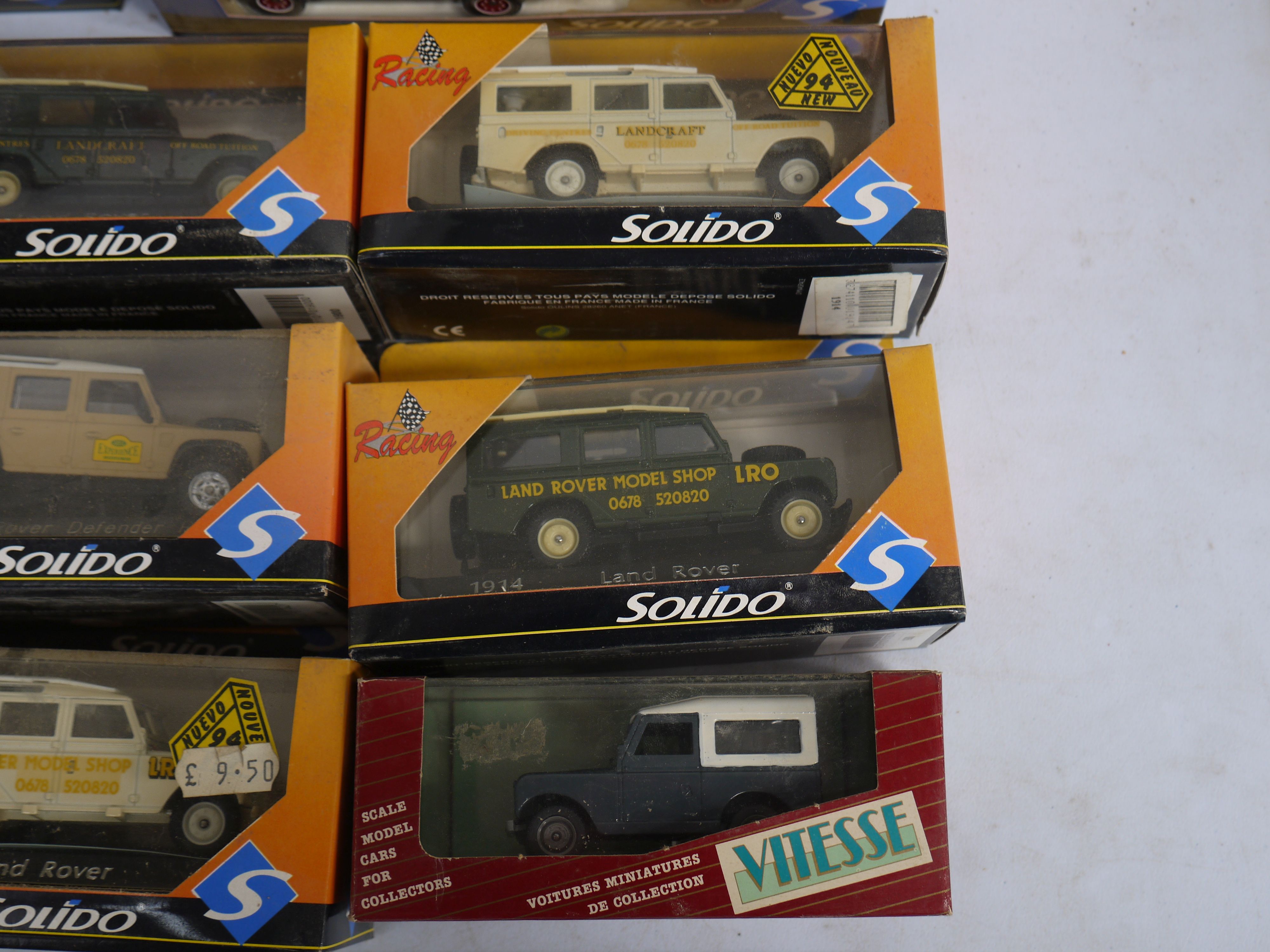 A collection of boxed Solido and Vitesse diecast Land Rovers to include Land Rover series 1, Land - Image 3 of 6