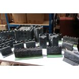 Large scratch built painted castle used for Games Workshop type strategy games, made from