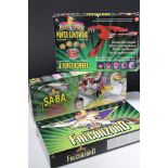 Two boxed Bandai Power Rangers sets to include Falconzord and Saba sword, both complete, plus