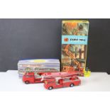 Two boxed diecast fire engines to include Dinky Supertoys 956 Turntable Fire Escape and Corgi 1127