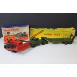 Two boxed Dinky Supertoys diecast models, both with play wear, to include 660 Tank Transporter and