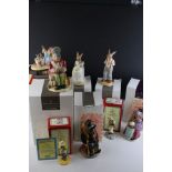 Eight Boxed Ceramic Bunnykin Figures including Five Royal Doulton Classics ( Toy Soldier,