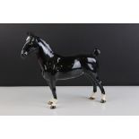 Beswick Black Hackney Horse, model no. 1361