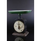 Advertising - Early 20th century set of Homepride Self Raising Flour Kitchen Scales with Enamel