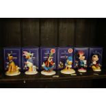 Six Boxed Royal Doulton Disney ' The Mickey Mouse Collection ' Figures including Mickey Mouse,