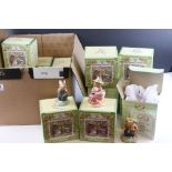 Seventeen Boxed Royal Doulton Brambly Hedge Figures