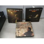 Vinyl Box Sets - Three Jerry Lee Lewis The Killer Box Sets to include 1963-1968, 1969-1972, and