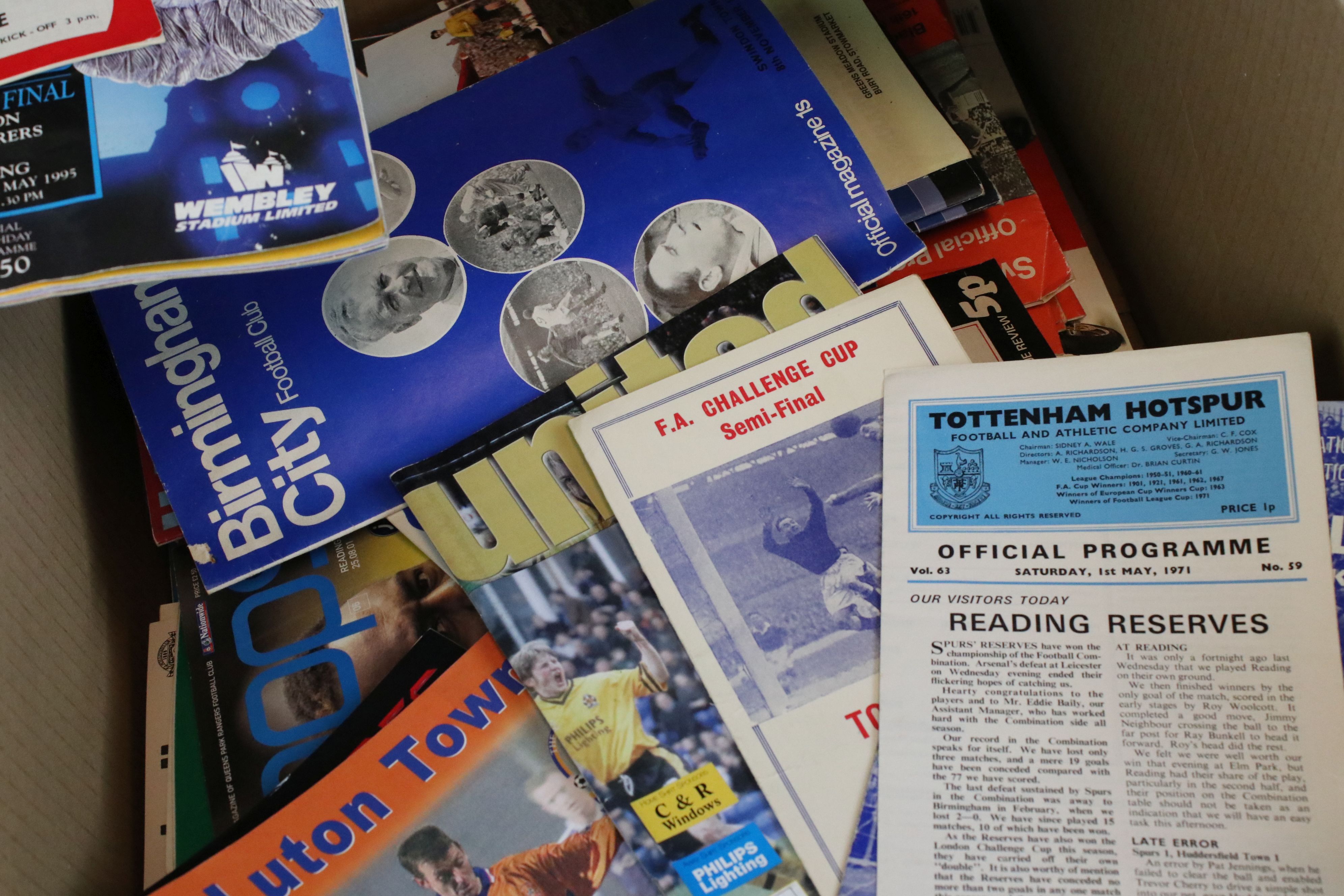 Football Programmes - a collection of approx 175, mostly 1960s - 1990s, various clubs, to include - Image 2 of 2