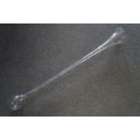 Yard of Ale drinking glass, measures approx, 96cm.