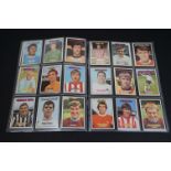 Trade Cards - A & BC Gum Footballers 1970 orange back series 1, set of 85 cards (nos. 1 - 85) both