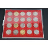 A collection of 20 mixed reproduction / fantasy coins.