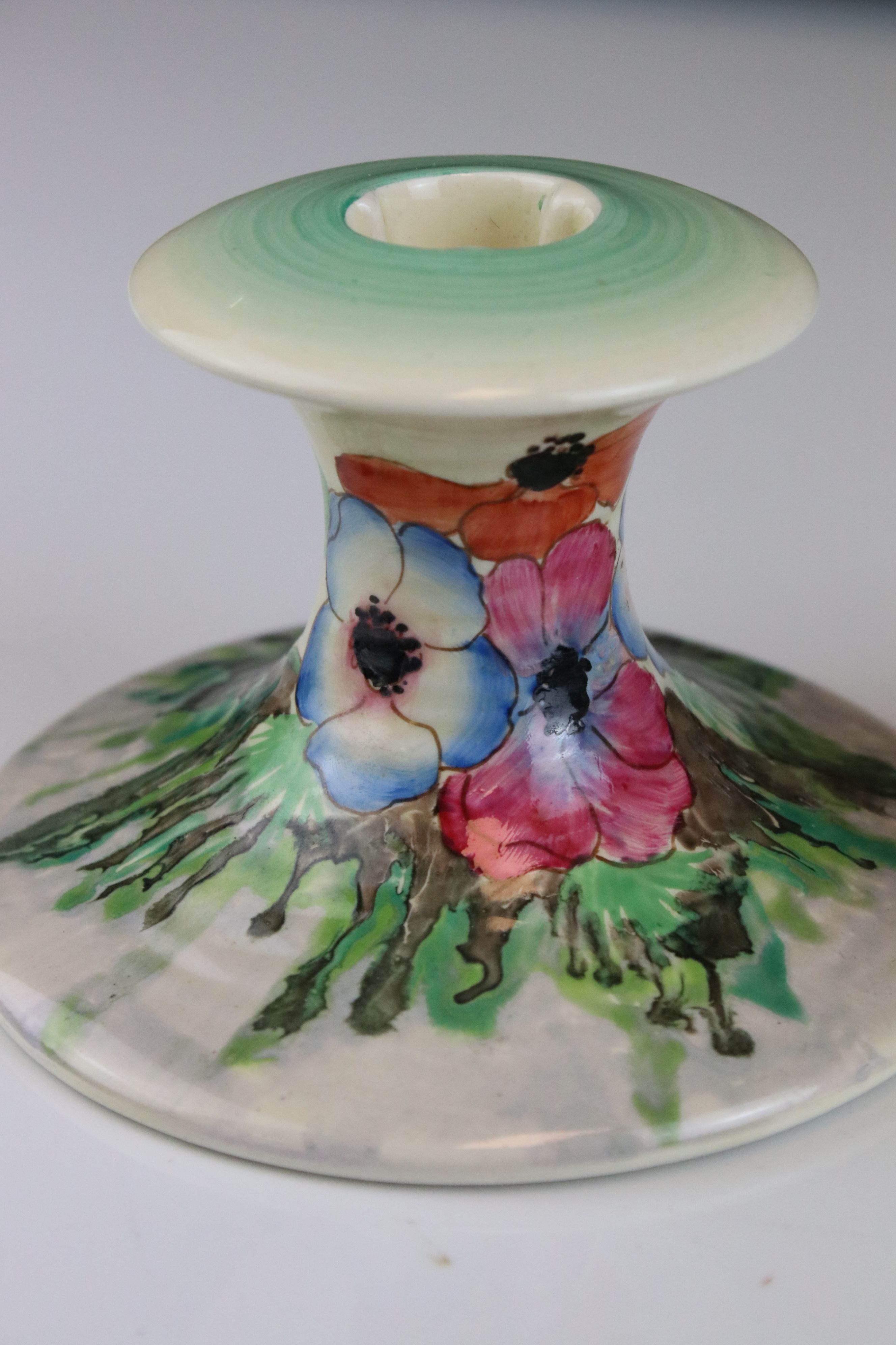 Pair of Clarice Cliff Candlesticks, 9cms high - Image 5 of 8