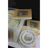 Twenty one Boxed Royal Doulton Brambly Hedge Collectors Plates, including Four Seasons, plus one