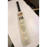 A signed Shane Warne Australia's Spin King Vic Warne Cricket Bat.