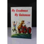 A mid 20 century ' My Goodness My Guinness ' free standing advertising sign, 31cms x 20cms