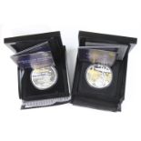 Two cased silver proof coins to include The Miracle of Dunkirk 80th Anniversary silver five crown