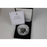 A Jubilee Mint limited edition fine silver £10 2019 St. George and the Dragon 10 ounce silver