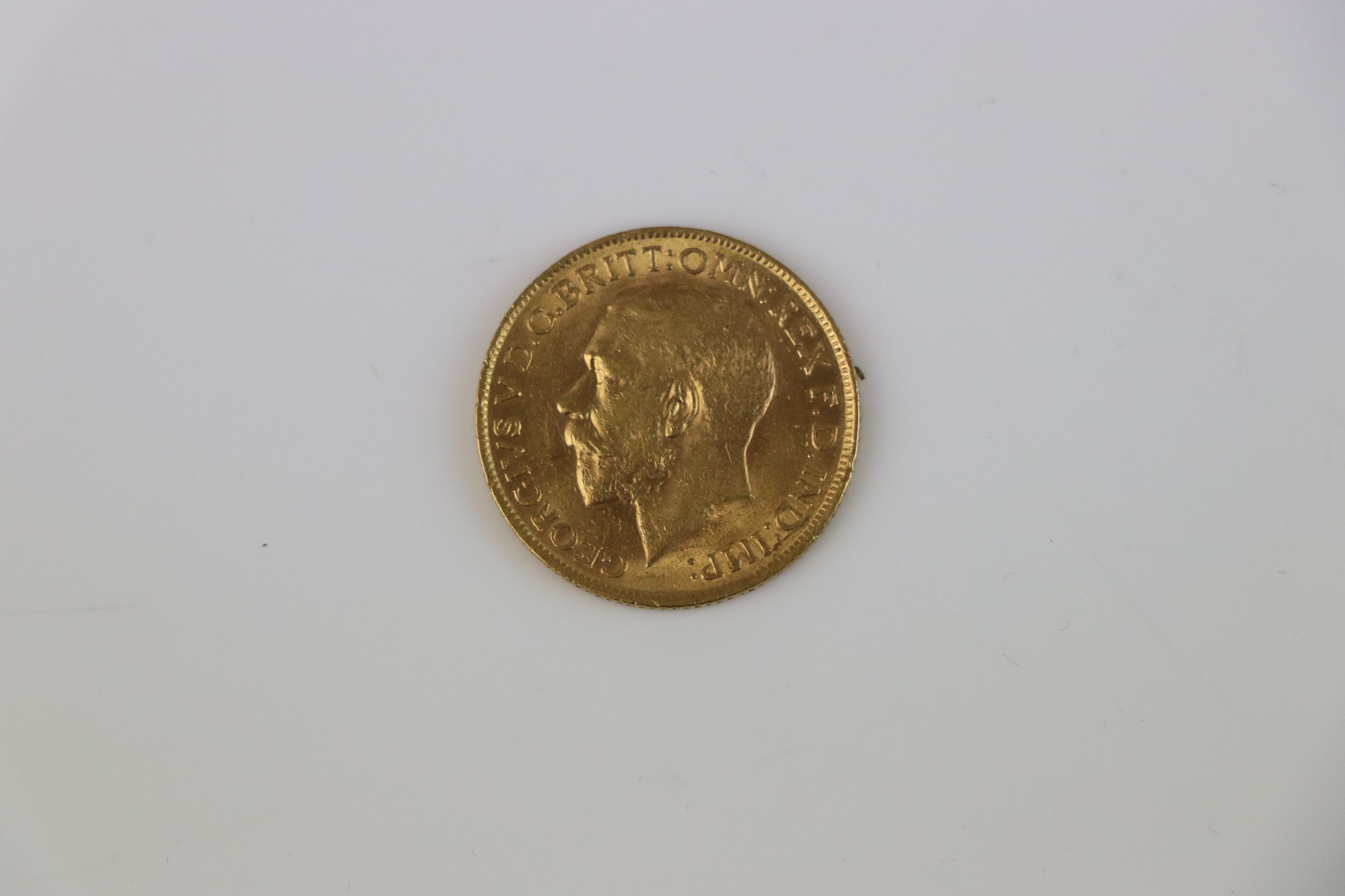 A King George V Full gold sovereign dated 1913. - Image 3 of 3