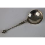 A vintage Norwegian 830S silver Baptismal Christening spoon by David Anderson.