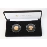 A cased Jubilee Mint gold proof coin set to include the 1982 full gold proof sovereign and the