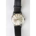 A Gents Omega Seamaster Circa 1960's, Cal 285. Replacement leather strap