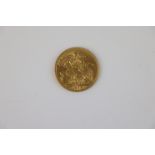 A King George V Full gold sovereign dated 1913.