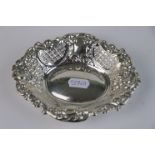 A fully hallmarked sterling silver bonbon dish, maker marked for Matthew John Jessop, assayed in