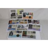 A collection of Ten Westminster Mint £5 and Crown coin and stamp commemorative covers to include