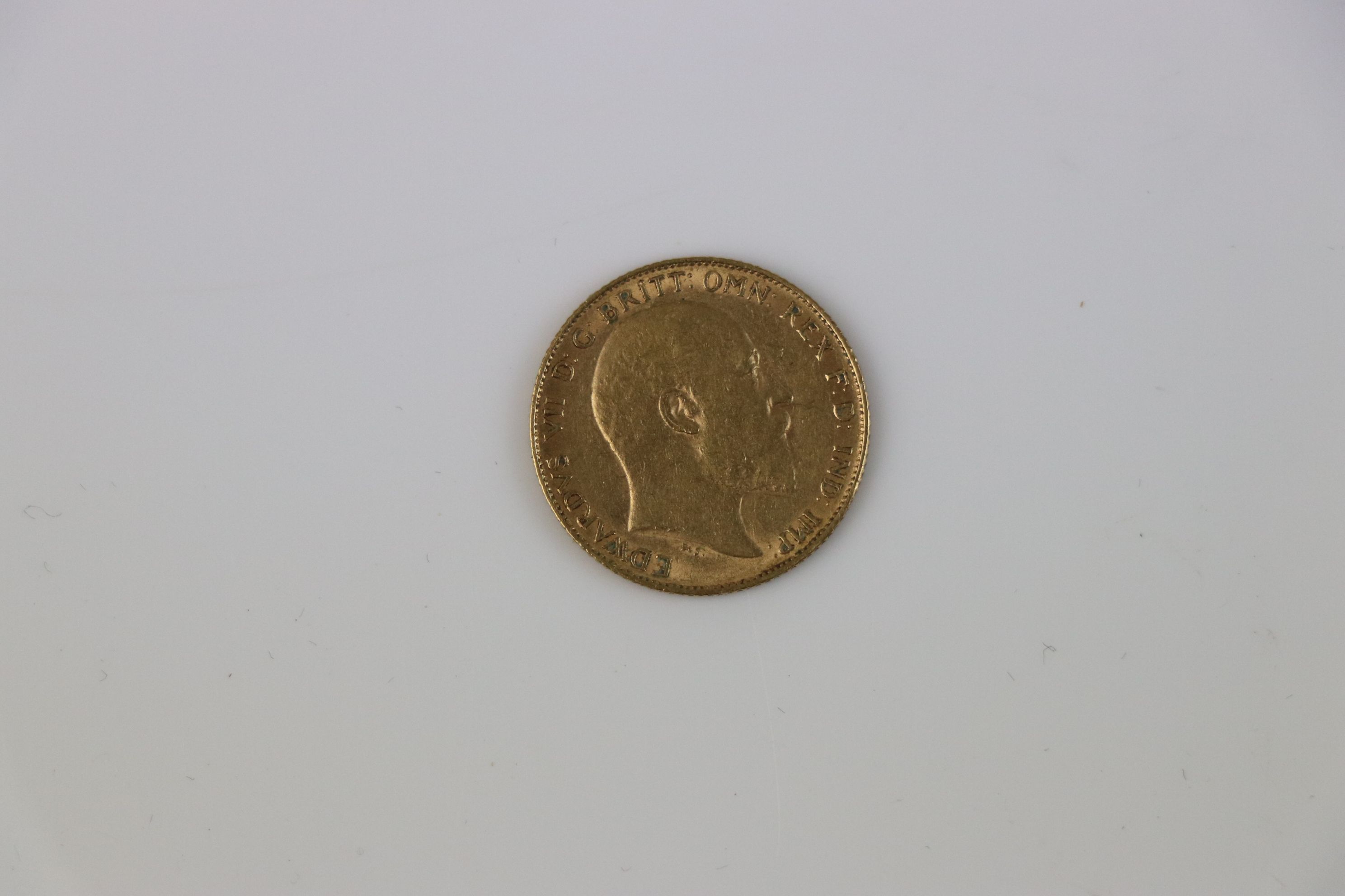 A King Edward VII Half gold Sovereign dated 1908. - Image 3 of 3