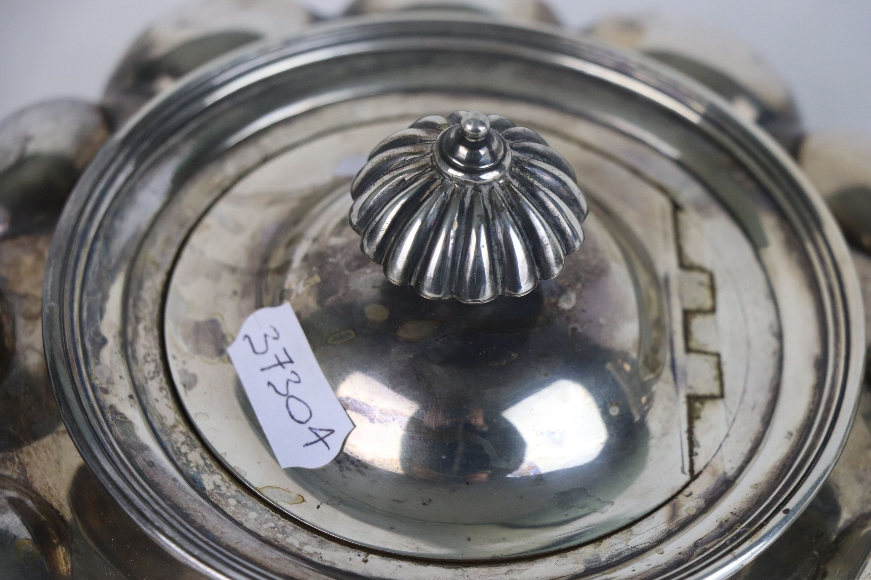 A fully hallmarked Victorian sterling silver Tea pot, maker marked for John Tapley, assayed in - Image 6 of 8