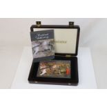 A cased limited edition Westminster Mint 2012 executive three coin gold sovereign set to include a
