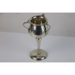 A fully hallmarked sterling silver Art Nouveau goblet, maker marked for William Disney Barlow, assay