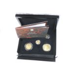 A Bradford Mint 2018 The Official Lest We Forget proof Gold Sovereign Set to include the Five