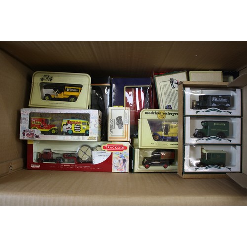 Six boxed Matchbox diecast models to include 2 x MB43 Steam Locomotive, MB-61 Fork Lift Truck, MB-69