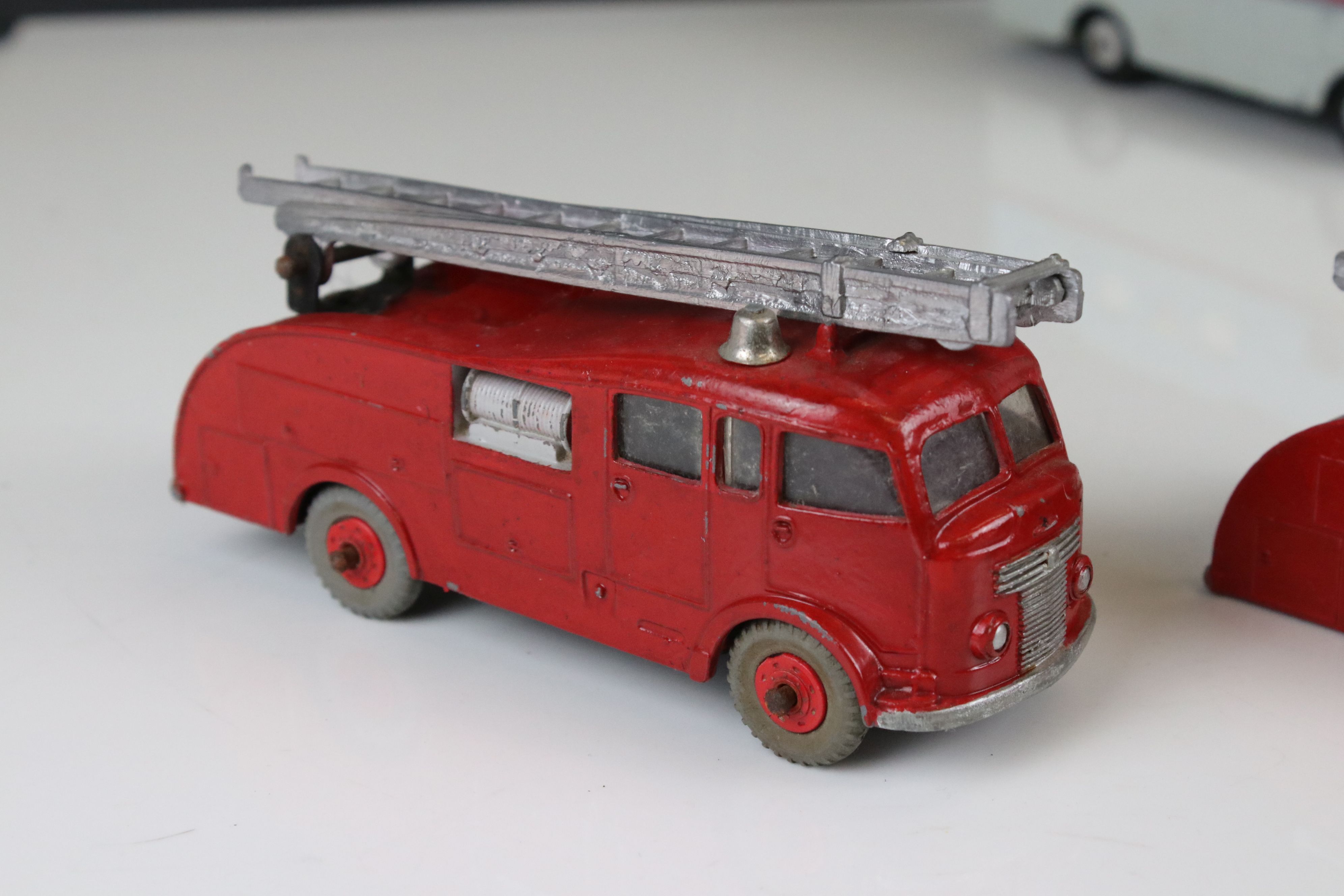 15 play worn mid 20th diecast models to include TV Mobile Control Room, 967 BBC TV Mobile Control - Image 11 of 15