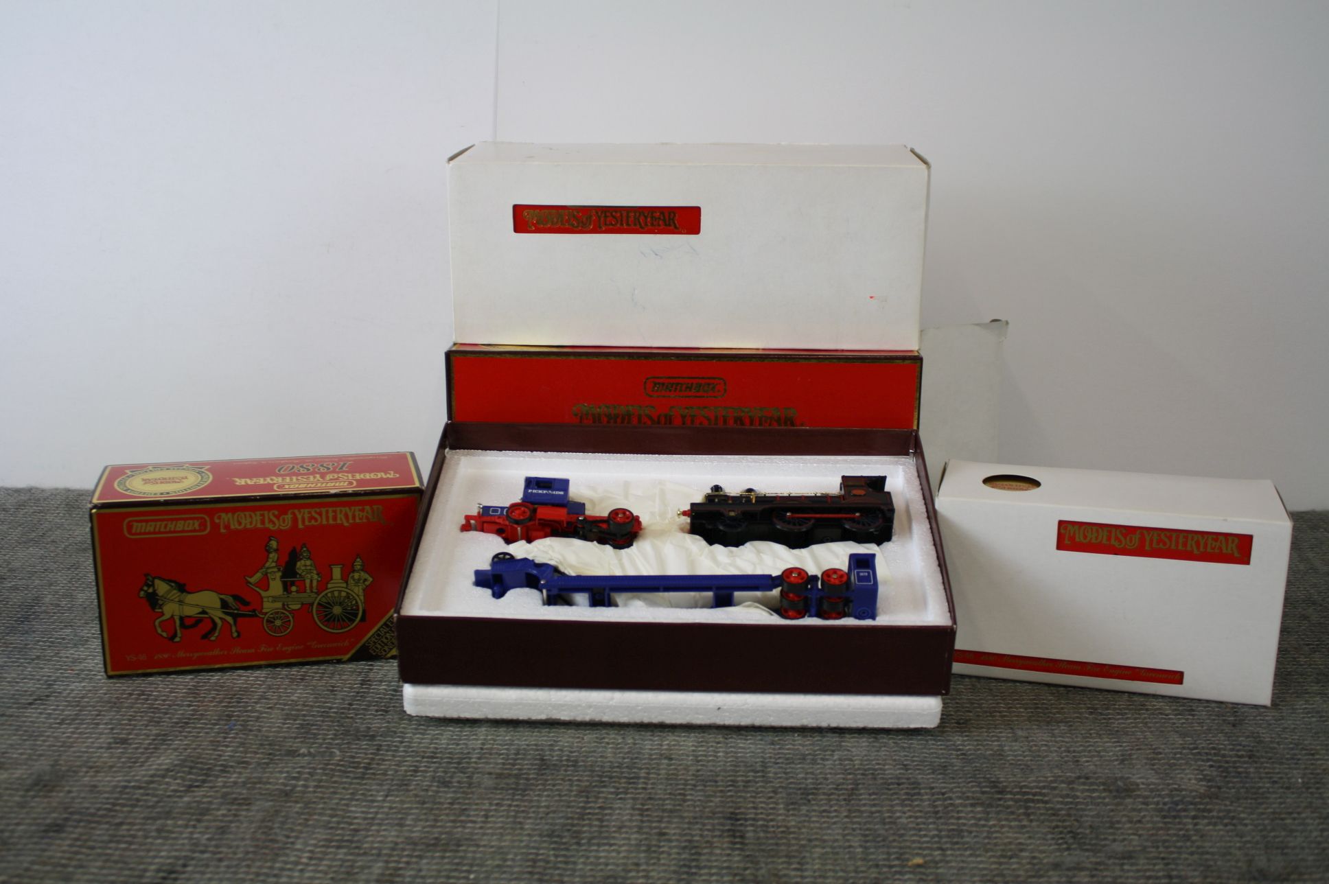 A collection of nine boxed Matchbox models of yesteryear to include Y-46 1880 Merryweather Steam - Image 2 of 3