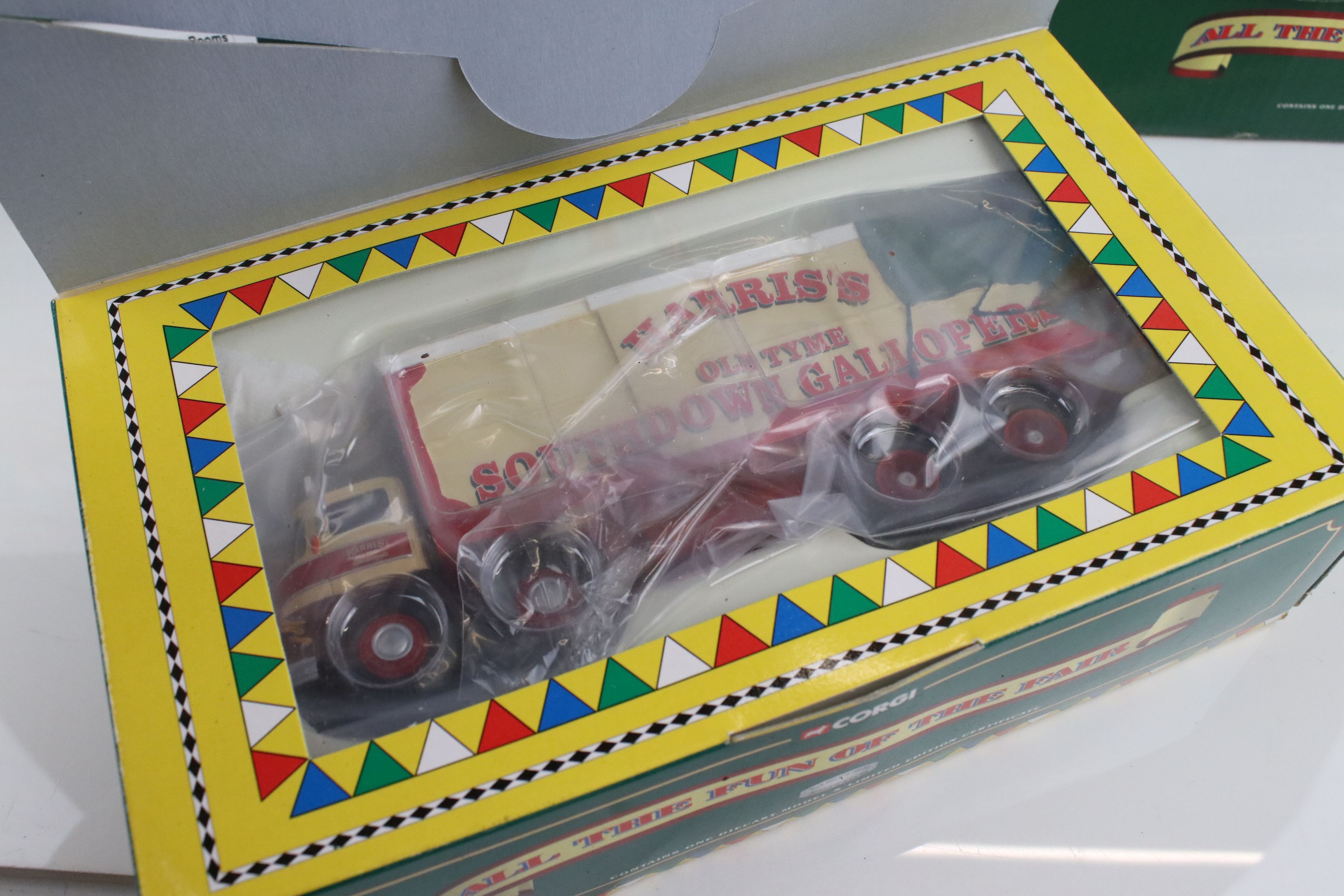 Seven boxed 1/50 Corgi Fairground Attractions models to include CC20401 The South Down Gallopers, - Image 5 of 9