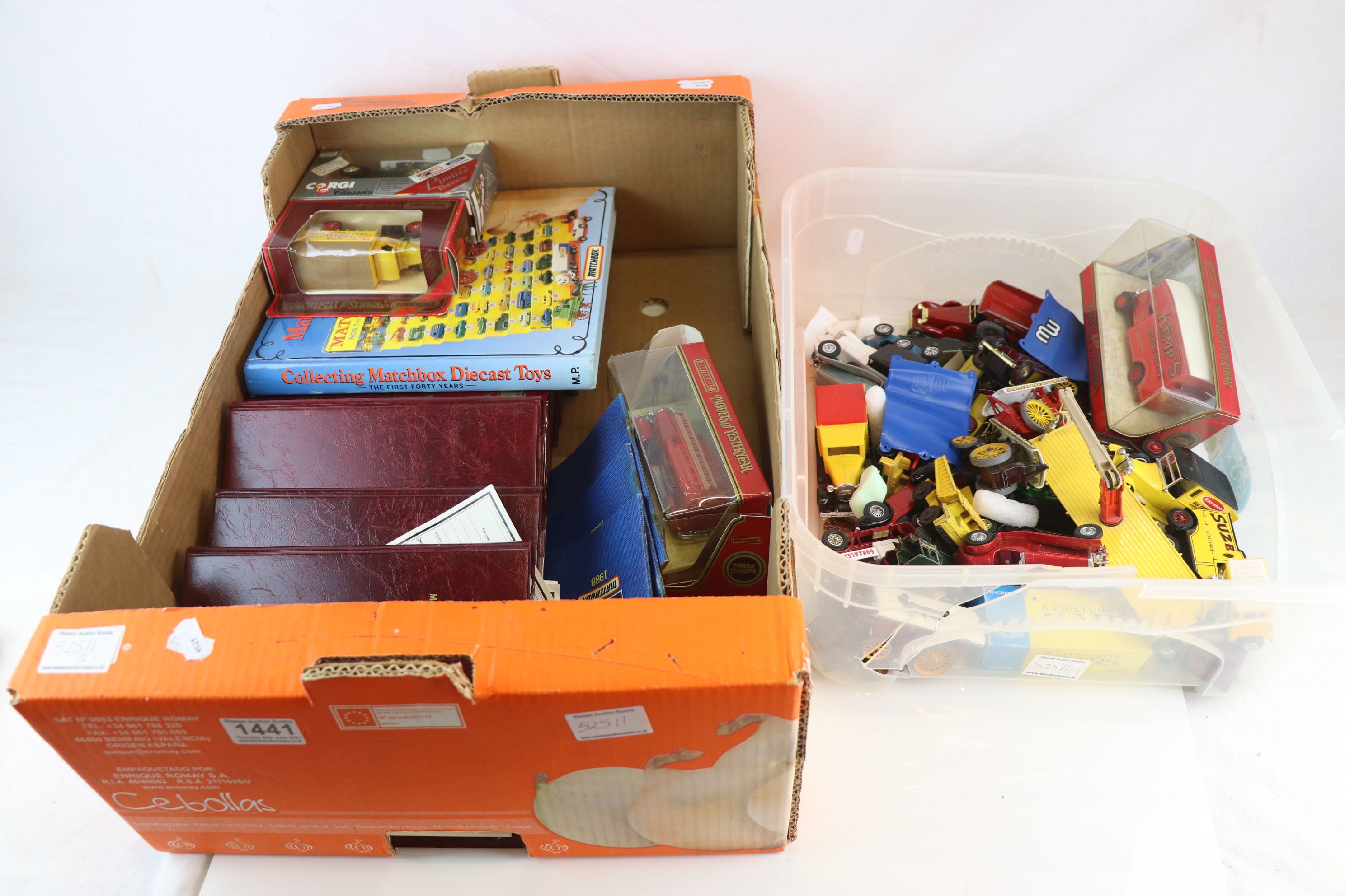 A collection of approx 30 loose and boxed Matchbox models of yesteryear to include Y-31 1931