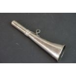 Silver plated ACME hunting/beating horn