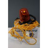 Boxed Eco Pond Pump, XTP series, Britax magnetic amber rooftop rotating light & 110V transformer
