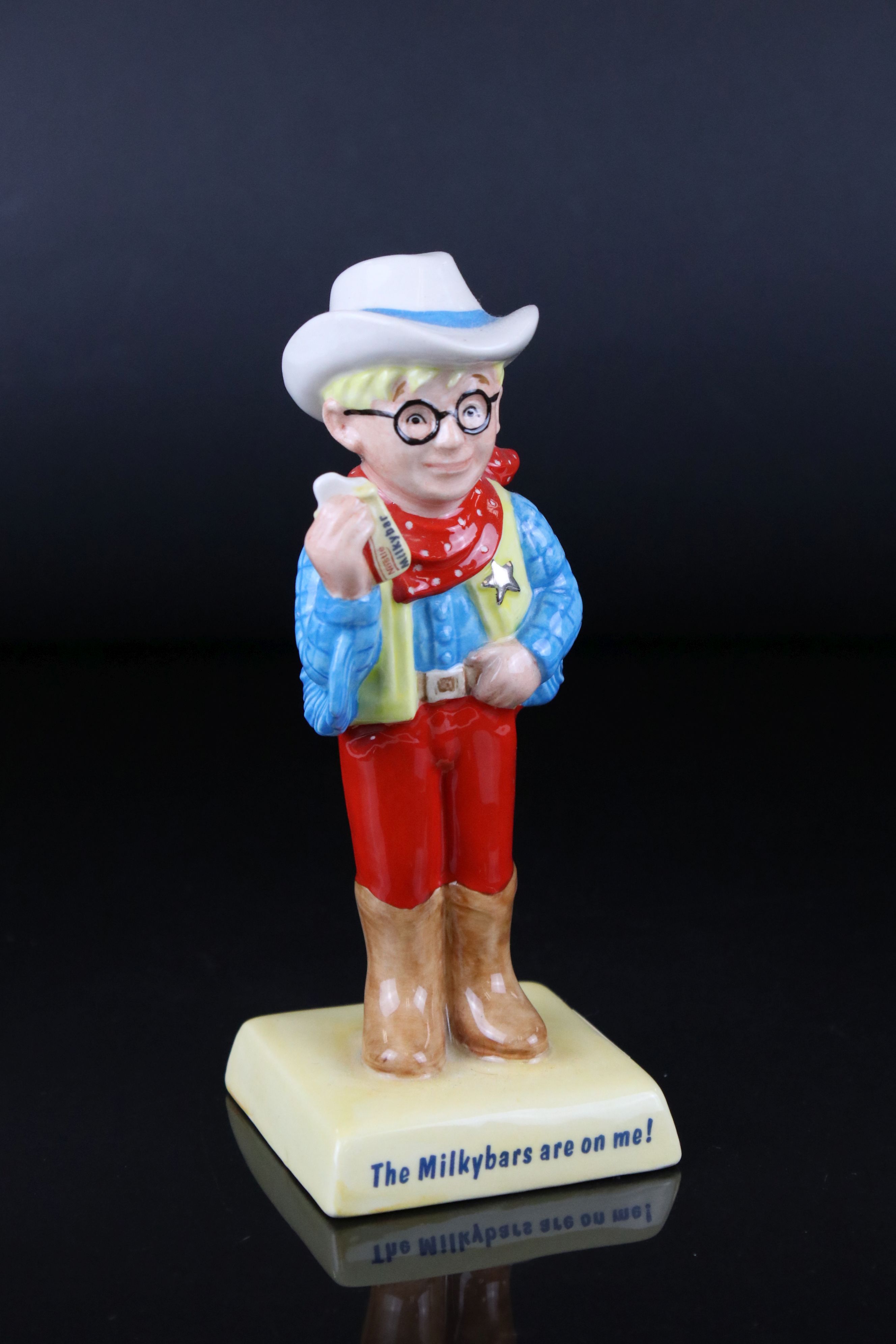 A Royal Doulton Millenium Milky Bar Kid figure limited edition 951 /2000.